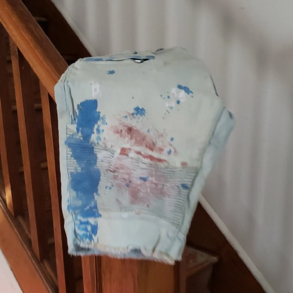 Paint Splatter Jeans - Picture 1 of 7